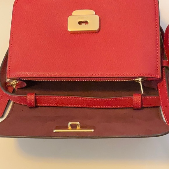 Authentic Coach Red Shoulder/Crossbody Bag - Picture 4 of 16
